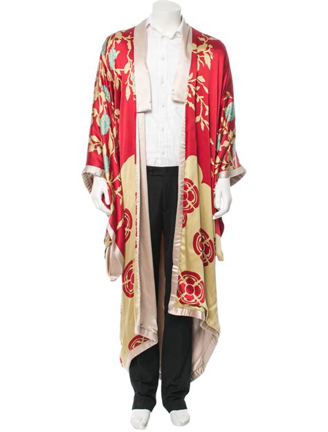 gucci silk bathrobe